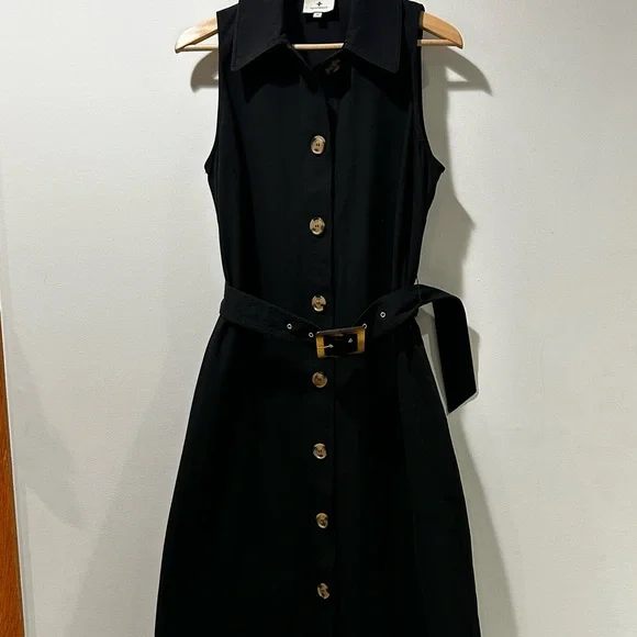 TUCKERNUCK Black Sleeveless Chamberlin Dress in M - Picture 7 of 10